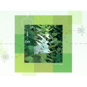 Lemon eucalyptus-derived insect repellent compound "menthodiol"