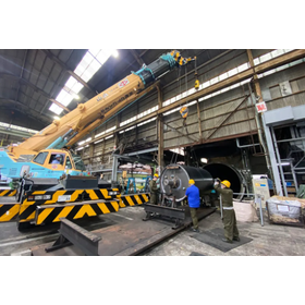 Conveyor pulley rubber lining